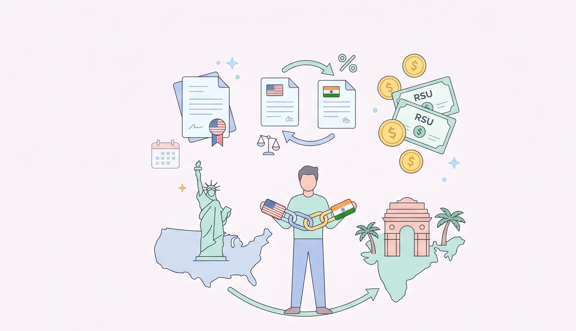RSUs Vesting After You Move Back to India — Tax in Both Countries