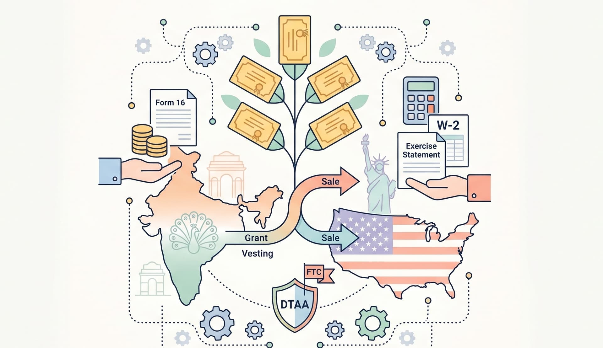 ESOP Tax for NRIs — India and US Cross-Border Guide