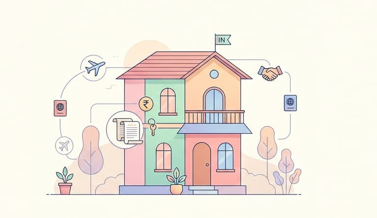 Joint Ownership of Indian Property — NRI with Resident, Spouse, and Co-NRI