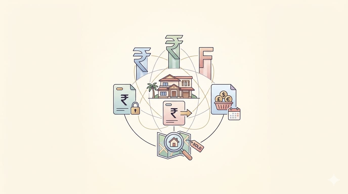 NRO vs NRE vs FCNR Accounts — Which to Use for Indian Property Transactions