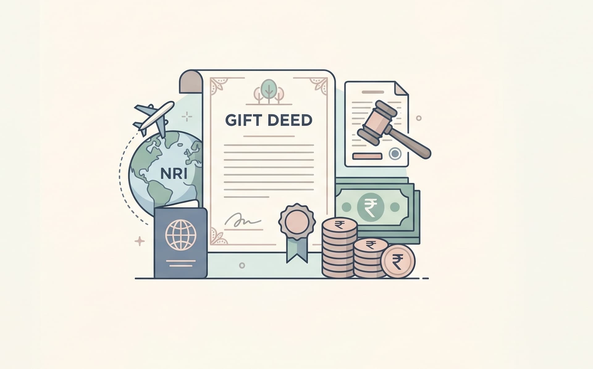 Gift Deed for NRI Property — Taxation, Stamp Duty, Who Can Gift to Whom