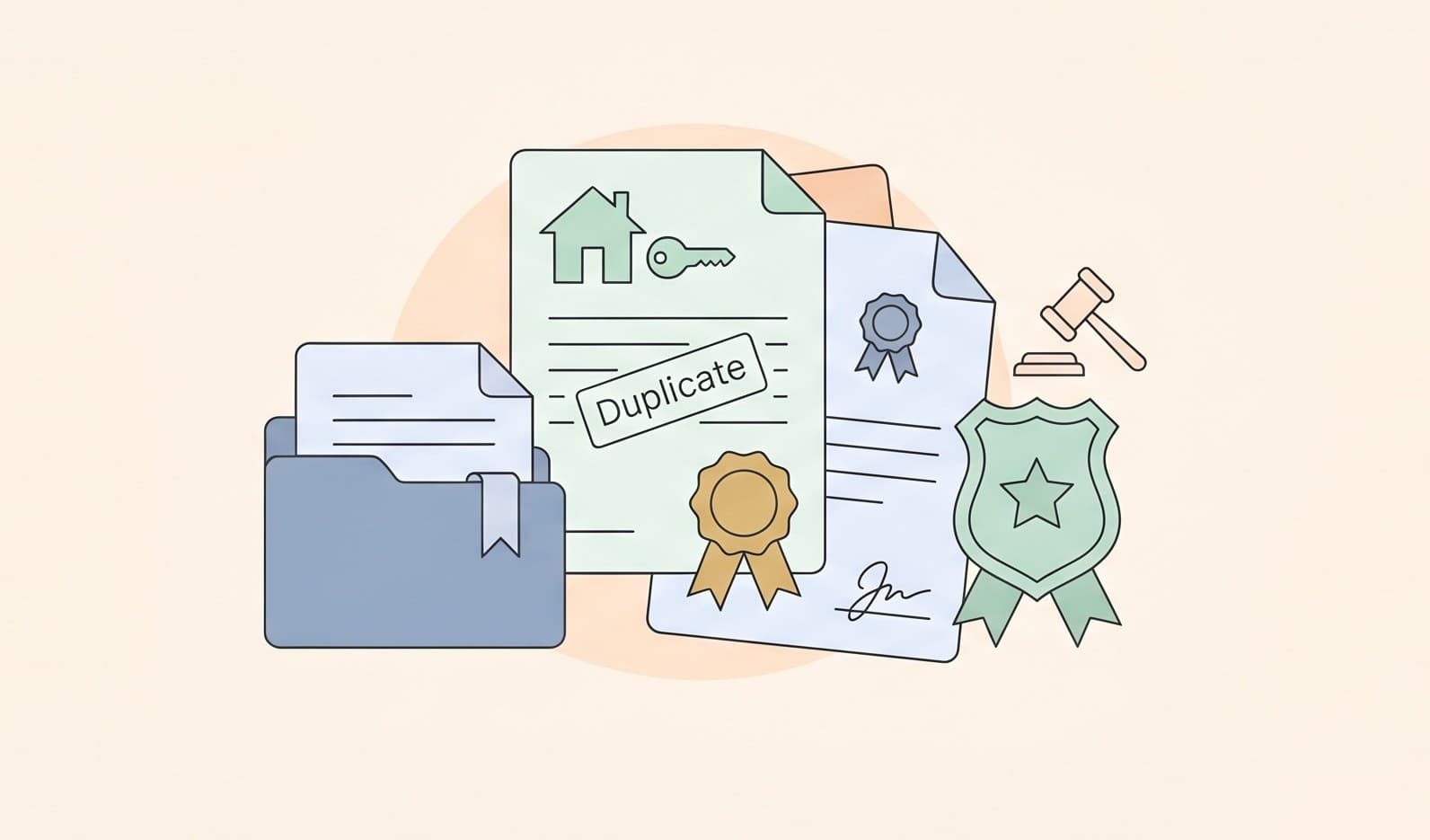 Lost Property Documents — Duplicate Sale Deed, Certified Copies, FIR Procedure