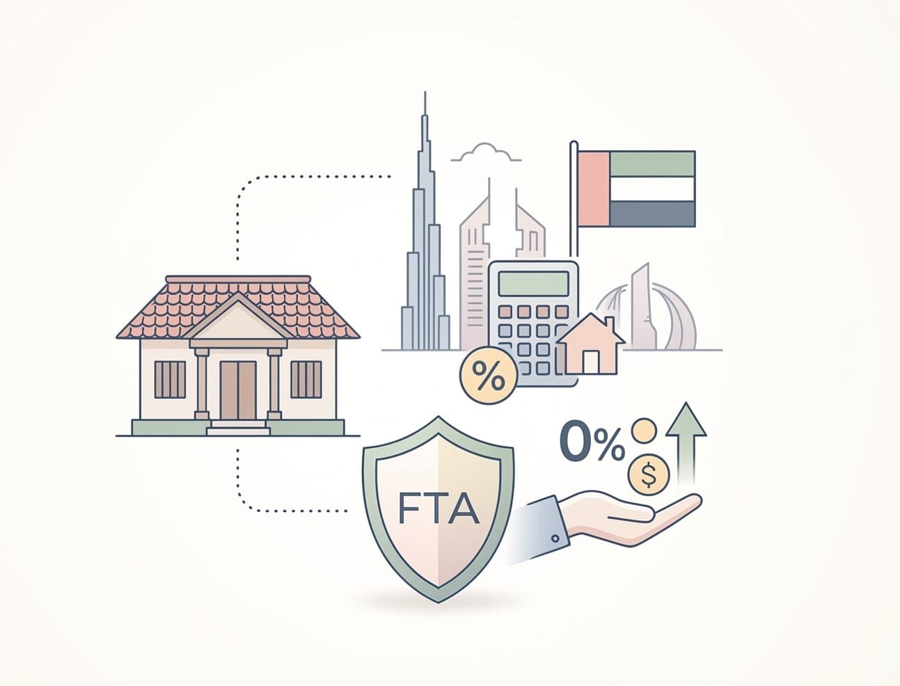 UAE/Dubai-Based NRIs — Indian Property Tax, FTA, No Personal Income Tax