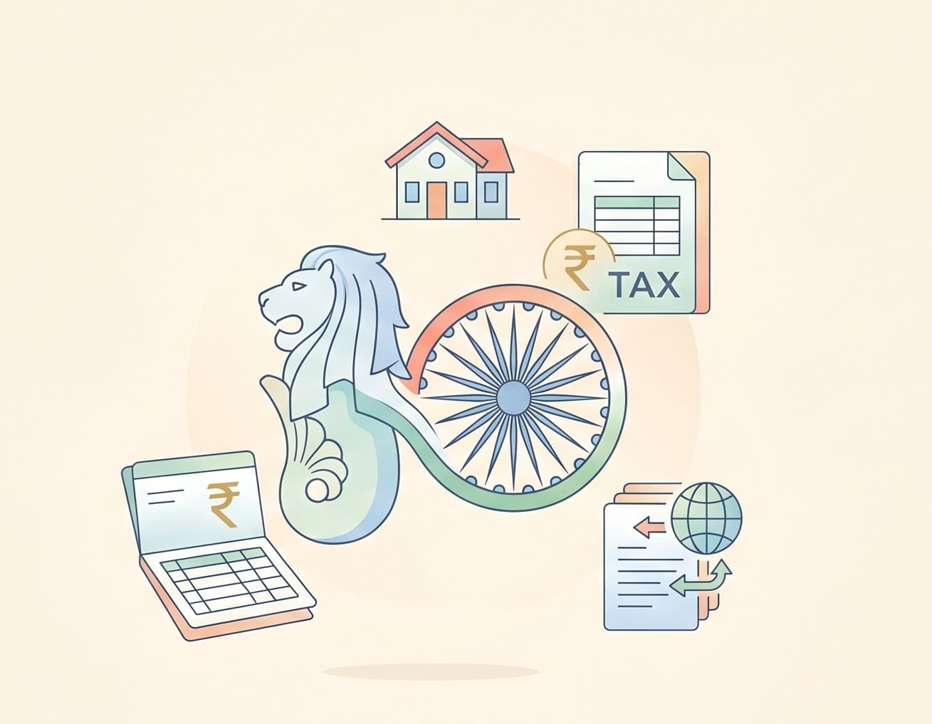 Singapore-Based NRIs — Indian Property Tax, IRAS, Territorial Tax, DTAA