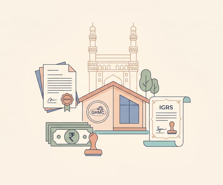 Hyderabad — NRI Property Guide (GHMC, Telangana RERA, IGRS, Stamp Duty)