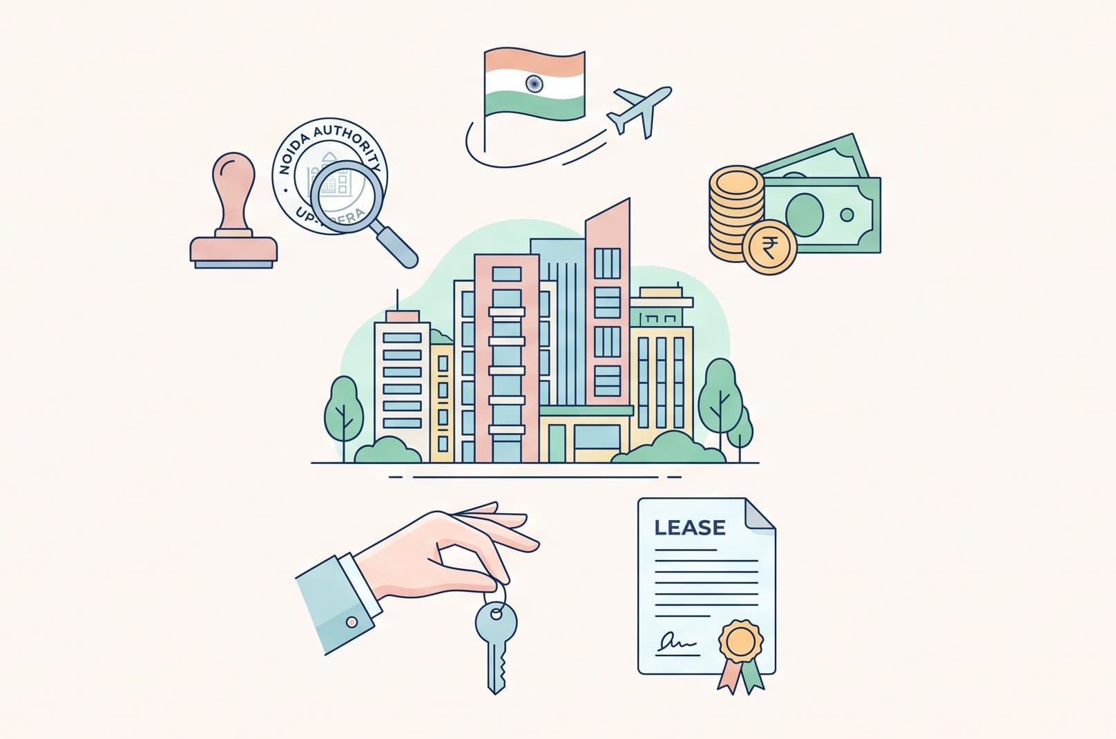Noida — NRI Property Guide (Noida Authority, UP-RERA, Lease, Stamp Duty)