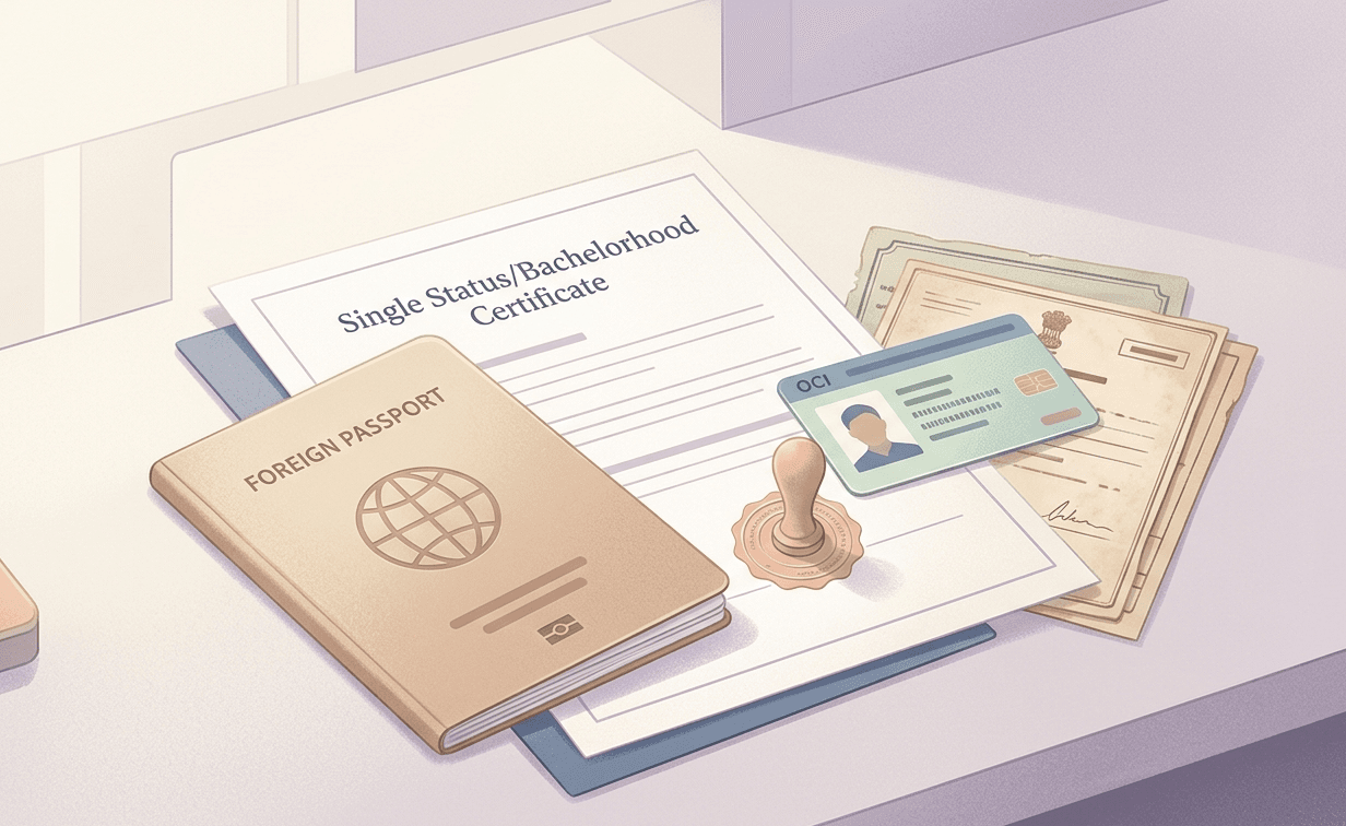 Second-Generation NRIs Without an Indian Passport: Can You Still Get a Bachelorhood Certificate?